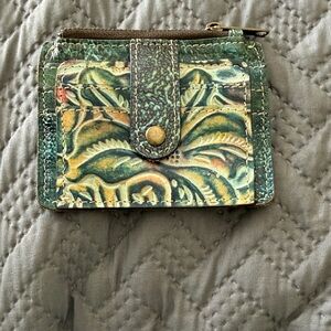 Patricia Nash Green and Brown Wallet